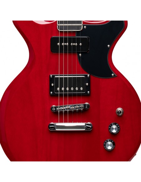Electric guitar, Silveray series, DC model, with solid mahogany body and double cutaway