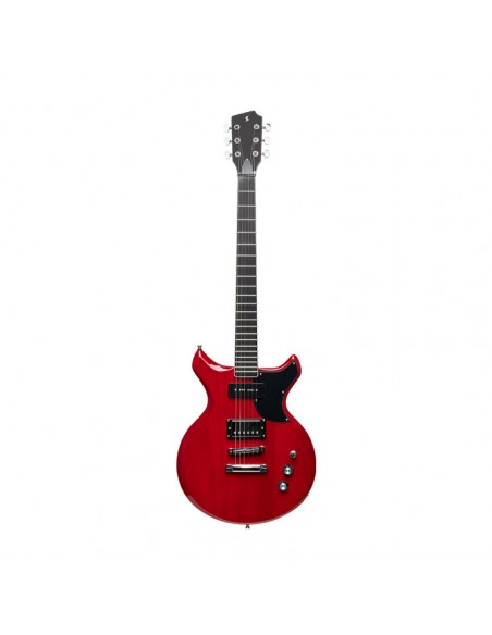 Electric guitar, Silveray series, DC model, with solid mahogany body and double cutaway
