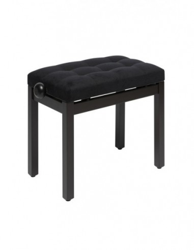 Matt piano bench, rosewood colour,...
