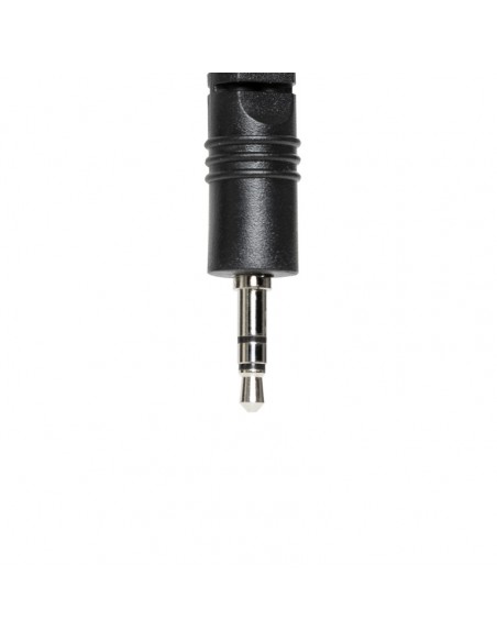 Stereo audio cable, mini jack/mini jack (m/m), 30 cm (1')