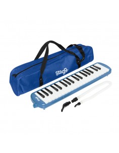 Blue plastic melodica with... 2