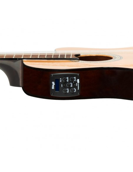 SCL60 cutaway acoustic-electric classical guitar with B-Band 4-band EQ, natural colour