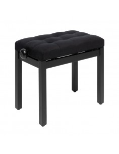 Matt black piano bench with... 2