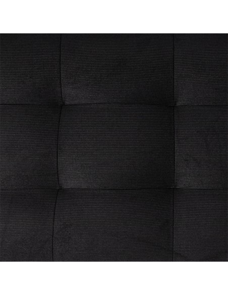 Highgloss black piano bench with black velvet top