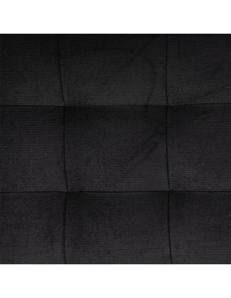 Matt white piano bench with black velvet top