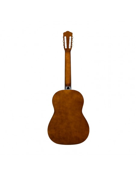 3/4 classical guitar with linden top, natural colour