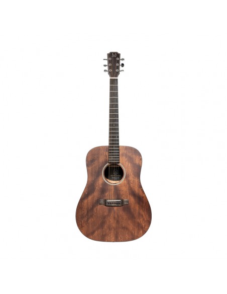 Acoustic dreadnought guitar with solid mahogany top, Dovern series