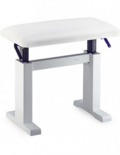 Matt white hydraulic piano...