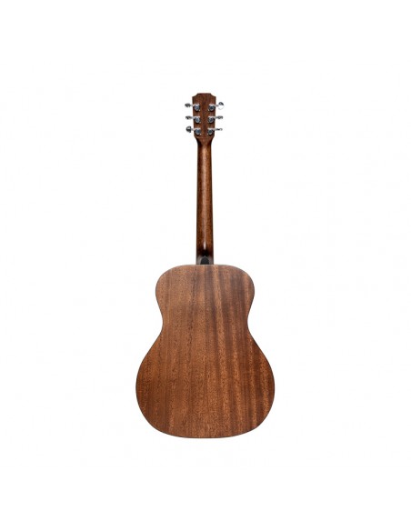 Acoustic auditorium guitar with solid mahogany top, Dovern series