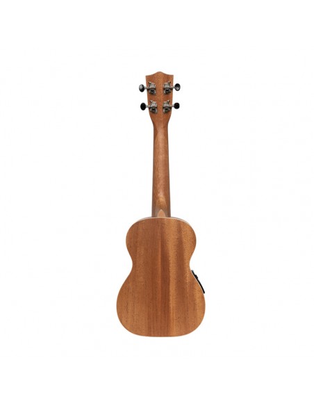 Acoustic-electric concert ukulele with sapele top and gigbag