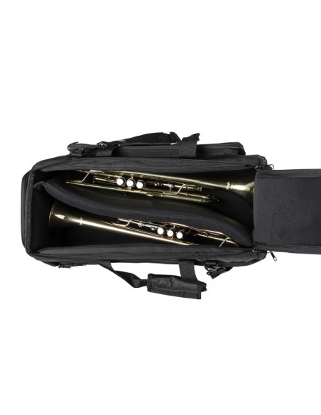 Bag for 2 trumpets, black