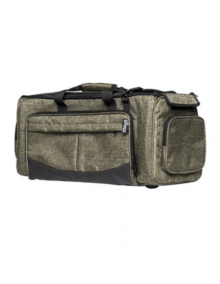 Bag for 2 trumpets, bright green