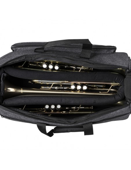 Bag for 3 trumpets, black
