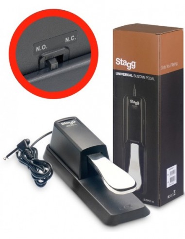 Universal sustain pedal for...