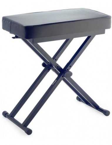 Keyboard bench with adjustable "X"...