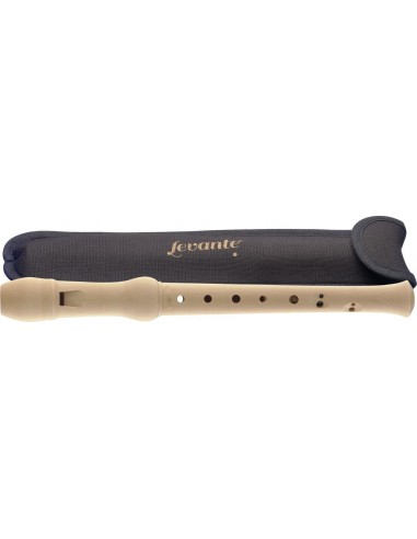 Maple sopranino recorder with baroque...