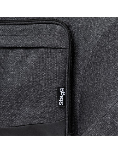 Soft case for french horn, grey
