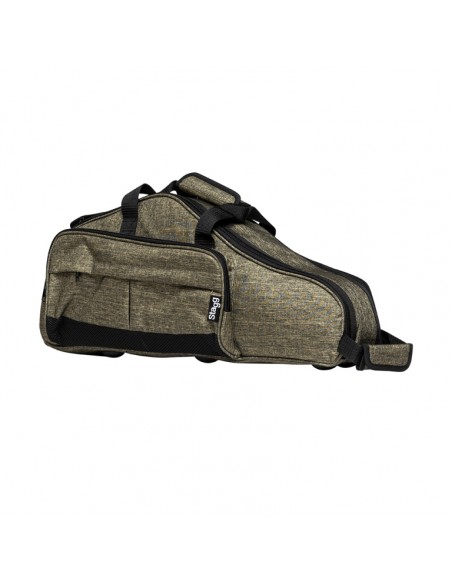 Bag for alto saxophone, bright green
