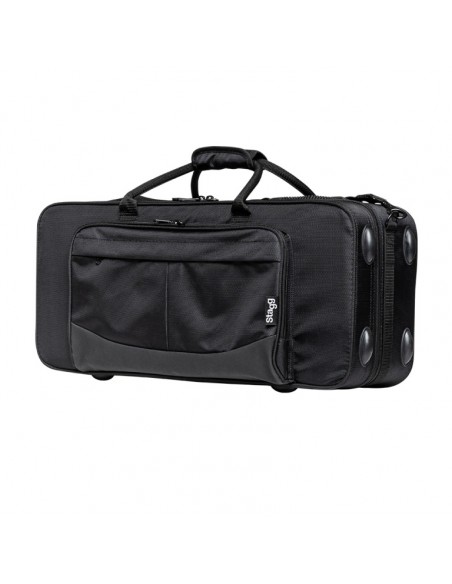 Soft case for alto saxophone, black