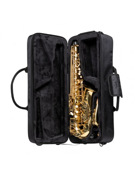 Soft case for alto saxophone, black