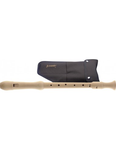 Maple alto recorder with baroque...