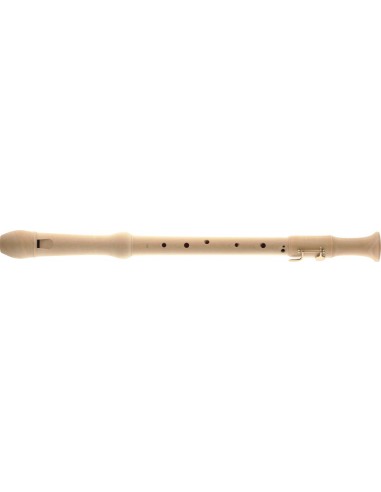 Maple tenor recorder with baroque...
