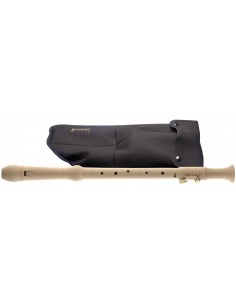 Maple tenor recorder with...