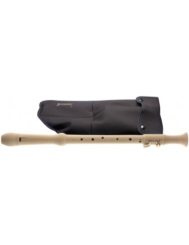 Maple tenor recorder with baroque...