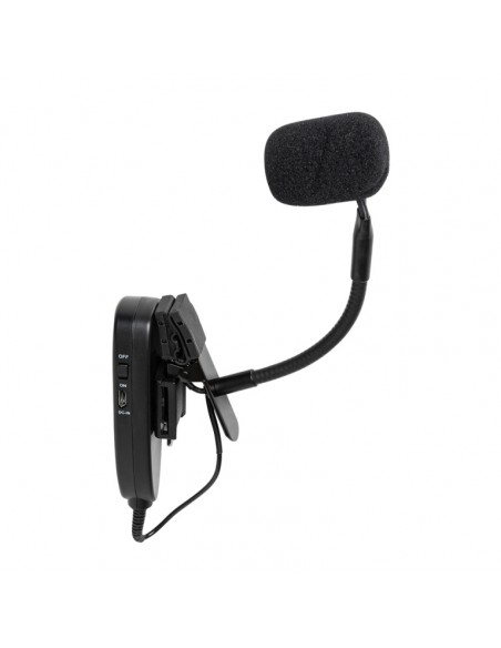 Wireless saxophone microphone set (with transmitter and receiver)