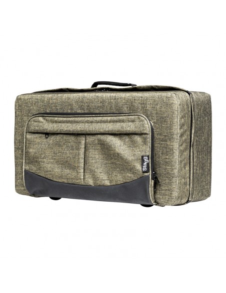 Soft case for trumpet, bright green