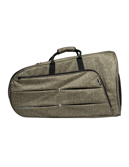 Bag for euphonium, bright green