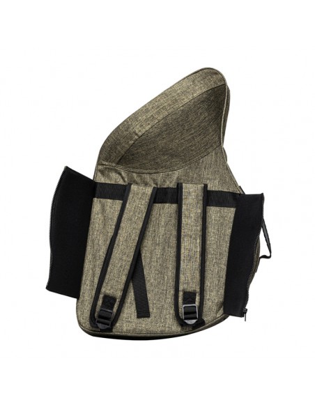 Soft case for french horn, bright green