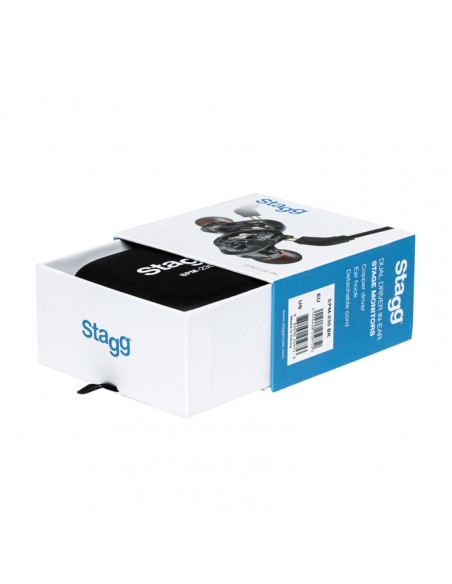 High-resolution, sound-isolating in-ear monitor, black