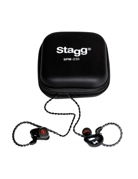 High-resolution, sound-isolating in-ear monitor, transparent