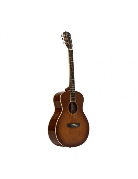 Acoustic travel guitar with solid spruce top, Bessie series