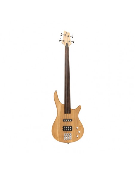 "Fusion" electric bass guitar, fretless