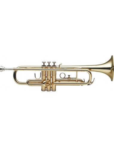 Bb Trumpet, ML-bore, gold brass body