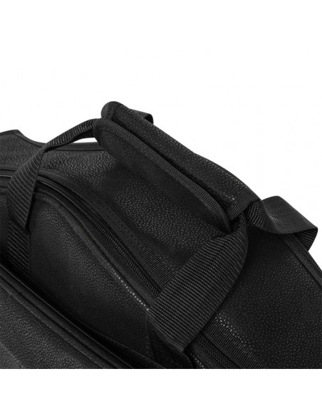 Bag for alto saxophone, faux leather, black