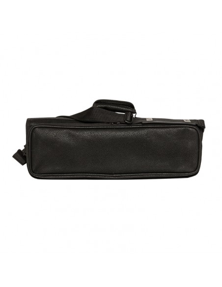 Bag for flute, faux leather, black