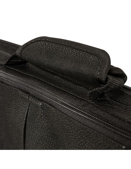 Bag for flute, faux leather, black