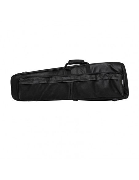 Bag for trombone, faux leather, black