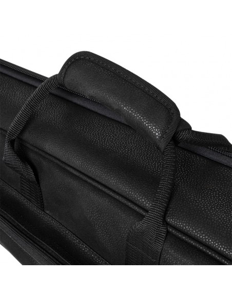 Bag for trombone, faux leather, black