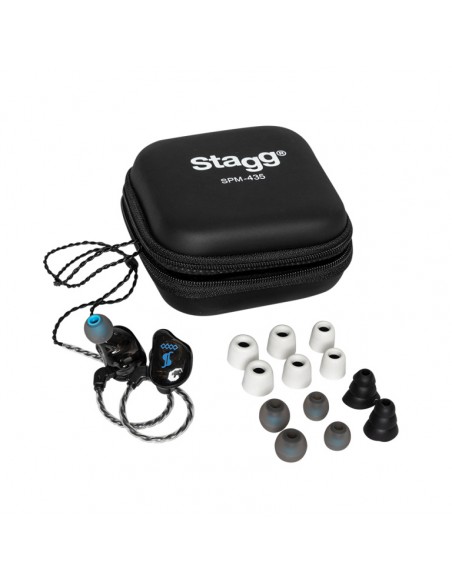 High resolution, 4 drivers, sound isolating earphones