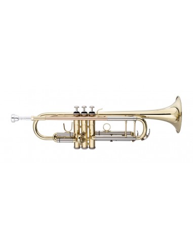 Bb trumpet, ML-bore, leadpipe in gold...
