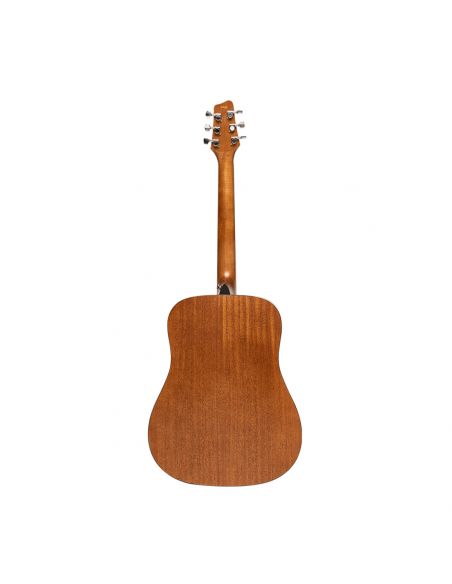 Acoustic dreadnought guitar, spruce, natural finish