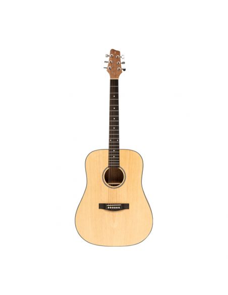 Acoustic dreadnought guitar, spruce, natural finish