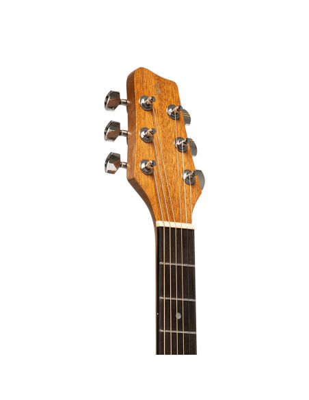 Electro-acoustic dreadnought guitar with cutaway