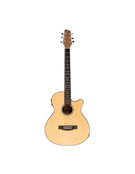 ElElectro-acoustic auditorium guitar with cutaway