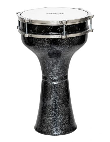 22 cm coloured aluminium Darbuka w/tuning key
