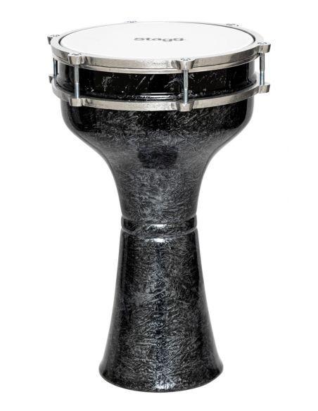 22 cm coloured aluminium Darbuka w/tuning key